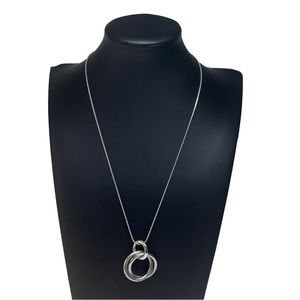 Lane Bryant Trilogy 3 Rings Pendant Necklace 19-22"